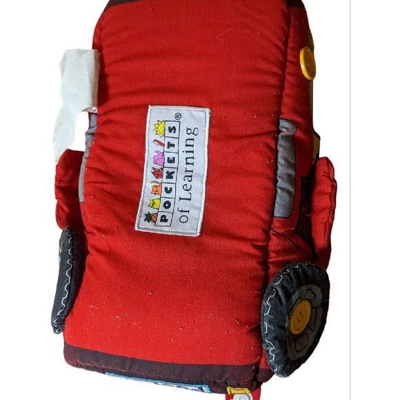 Vintage Pockets of Learning Jeep Play Set Soft Fabric Missing Tires - Picture 8 of 8